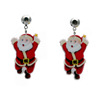 Christmas accessory for elderly, acrylic earrings, European style