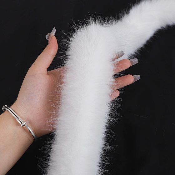 Factory in stock direct sale imitation mink wool top large size long hair needle Chinese clothing cloak children's New Year clothes Mao Mao accessories