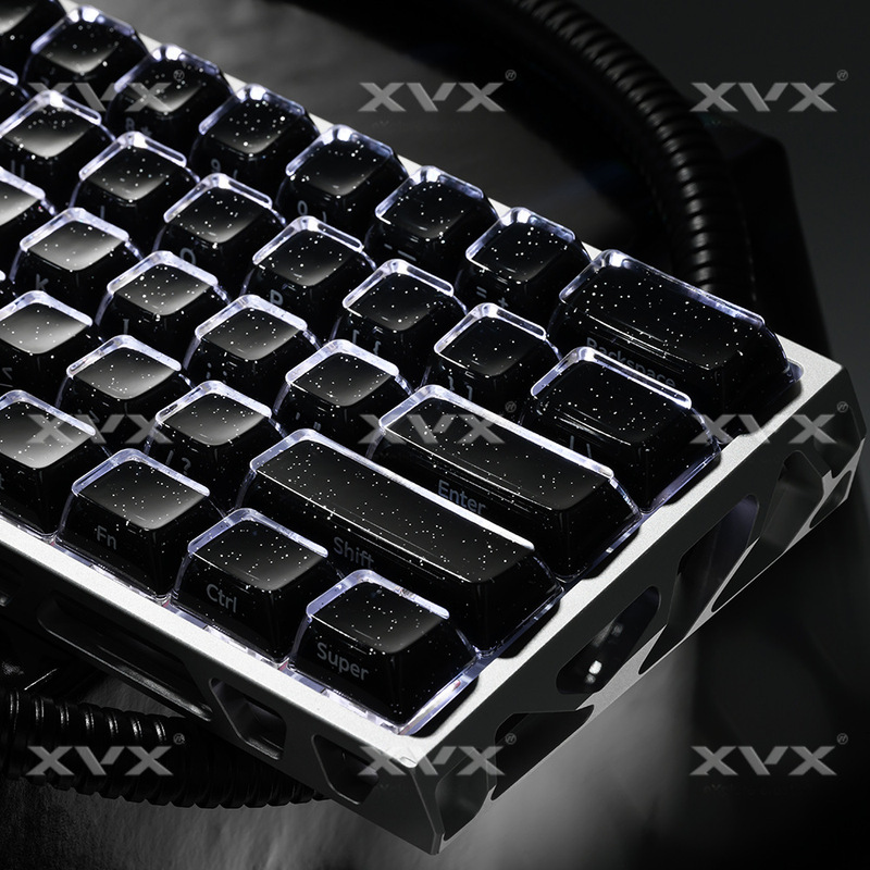 Xvx Crystal Jelly 2.0 Keycaps Side Engraved Thickened Pc Custom Mechanical Keyboard Keycaps Hifi Sound Package Cross-Border Xvx Crystal Jelly 2.0 Keycaps Side Engraved Thickened Pc Custom Mechanical Keyboard Keycaps Hifi Sound Package Cross-Border