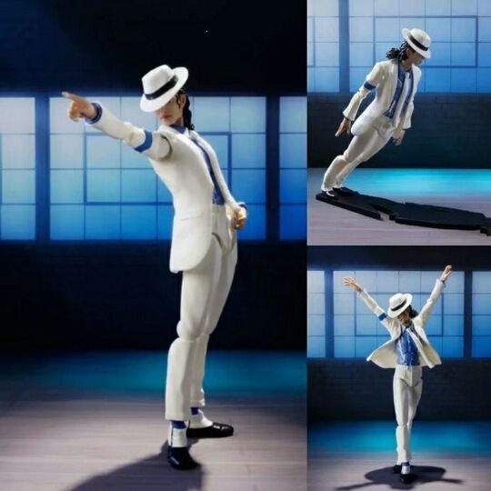 Shf Michael Jackson Crime Master Moonwalk Action Figure