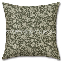 亚马逊跨境畅销抱枕套花卉靠垫套南瓜菠萝向日葵独立站热卖坐垫套