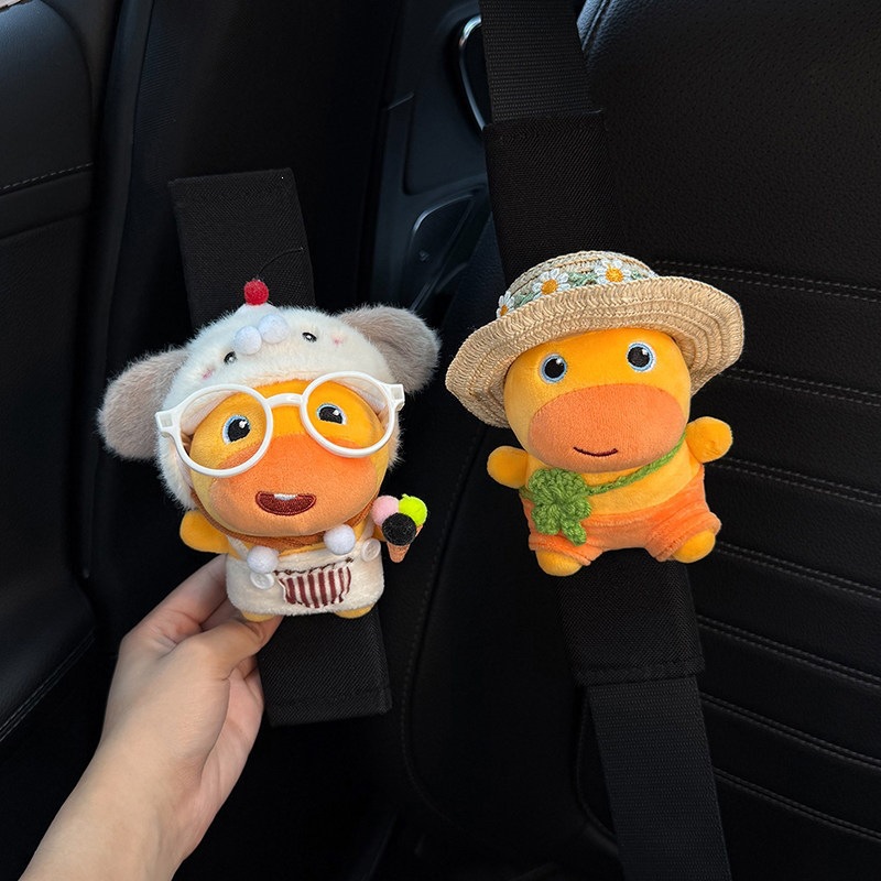 New Lulu Car Seatbelt Shoulder Pad Protector Car Interior Accessory Seatbelt Decoration 2026 Anti-Collision Cover for Women