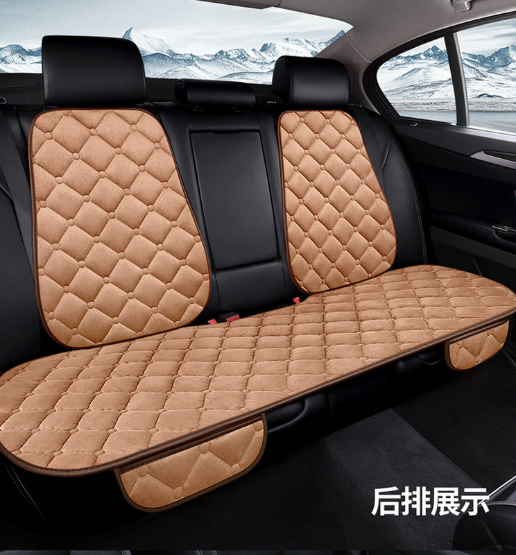 カーシートクッション、冬用暖かいウエストシート+バックレスト+バックレストぬいぐるみ、5人乗り車用ユニバーサルドロップシッピング|undefined