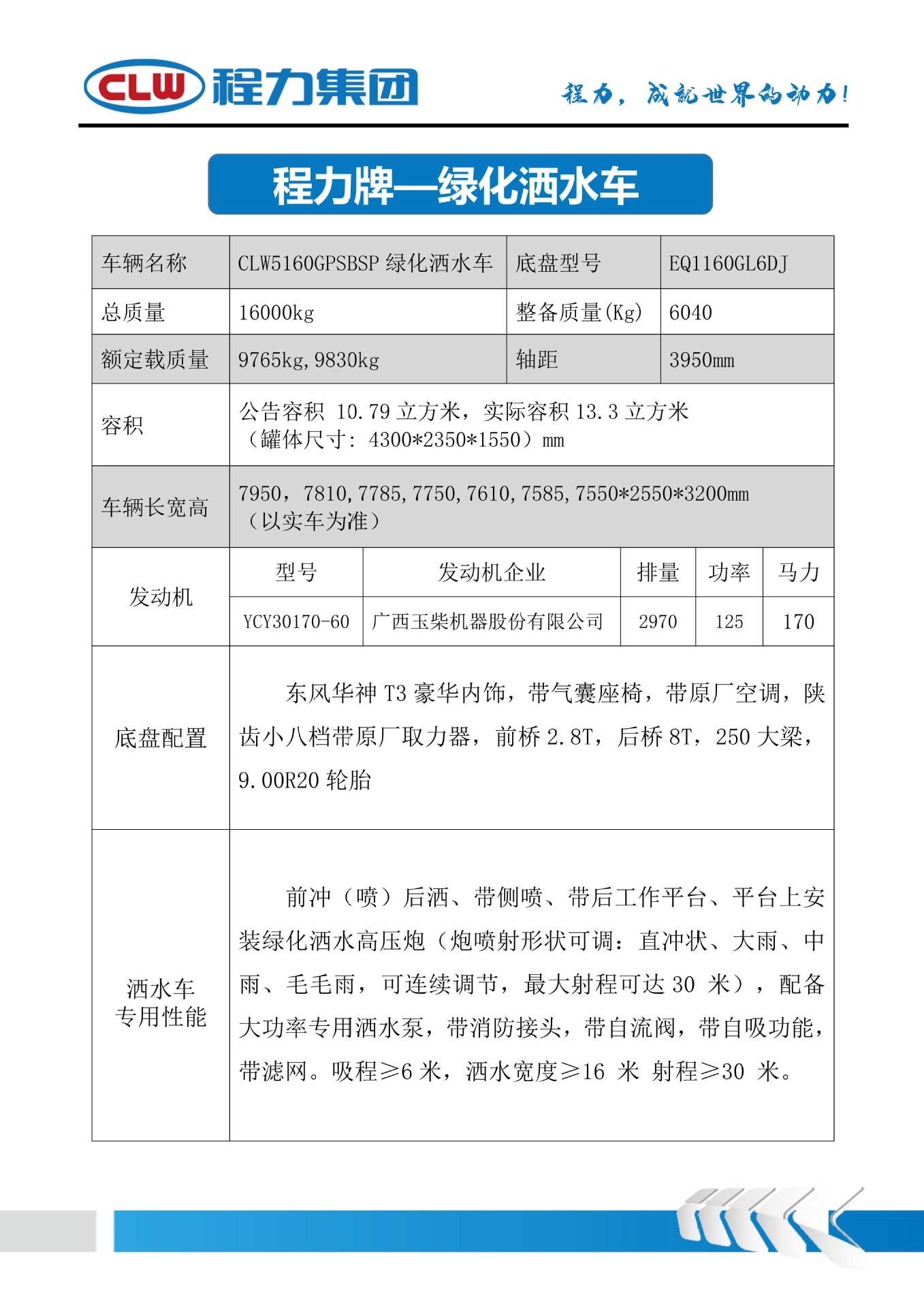 9.3-Ton Dongfeng Huashen T3 Sprinkler Truck, Road Construction Site Dust Reduction, Garden Greening Sprinkler Truck, 10-Ton Sprinkler Truck