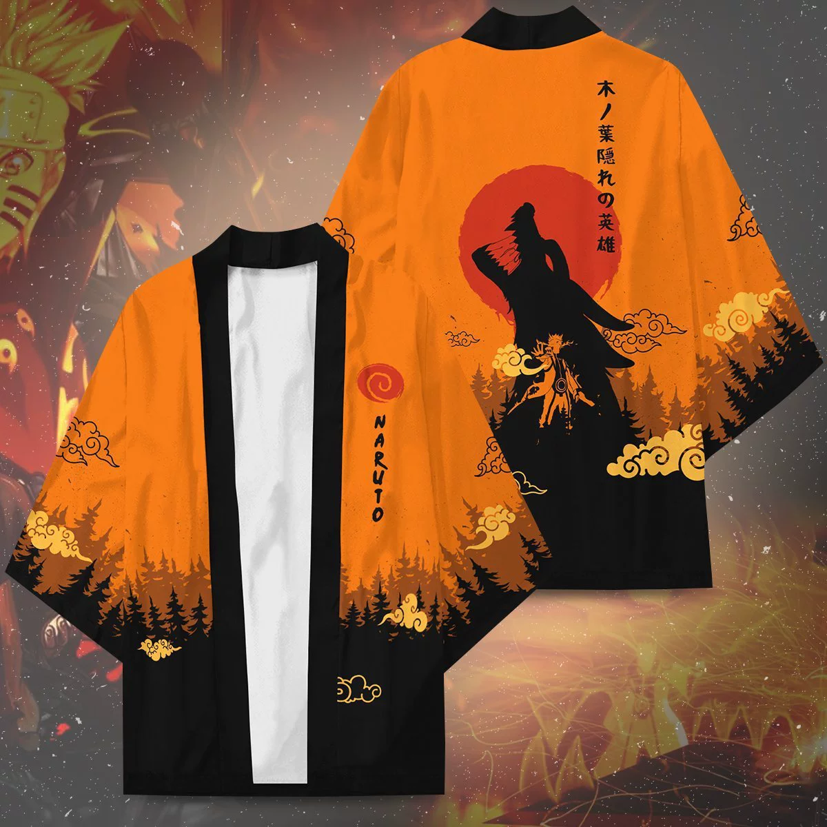 Naruto, trench coat, cosplay, 3D digital printing service, feather stuffing