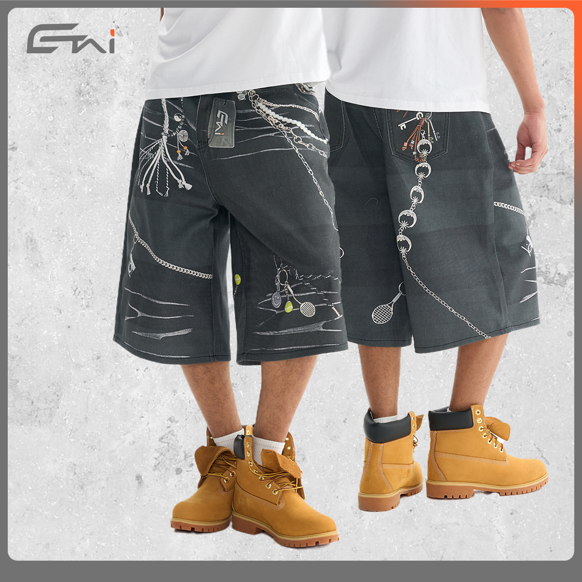 ETAI Hombre| 2025 moda nueva moda 3D impresión casual pantalon 320g pesado algodón hombre pantalon