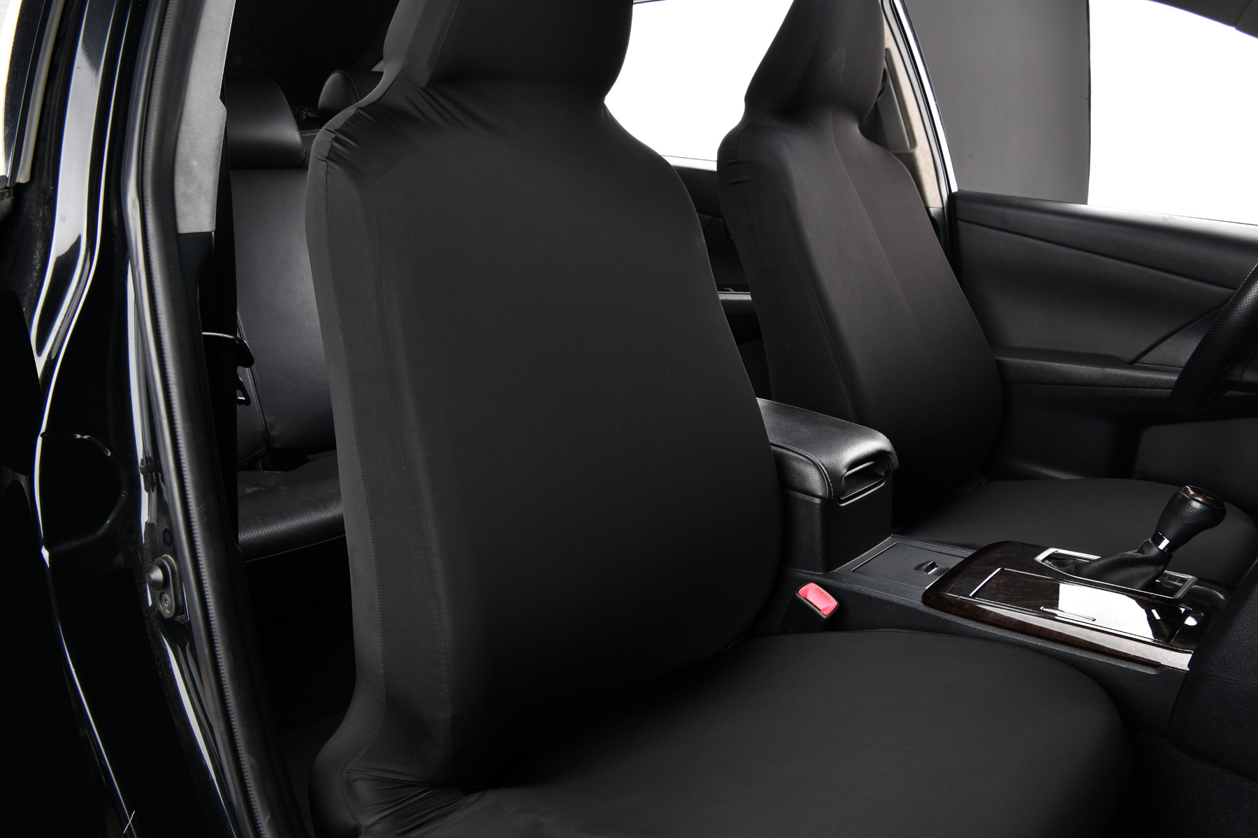 Ice Silk Elastic Non-Slip Car Seat Cover, Cooling B-Style Front Seat Single Universal Type Dustproof Car Seat Cover