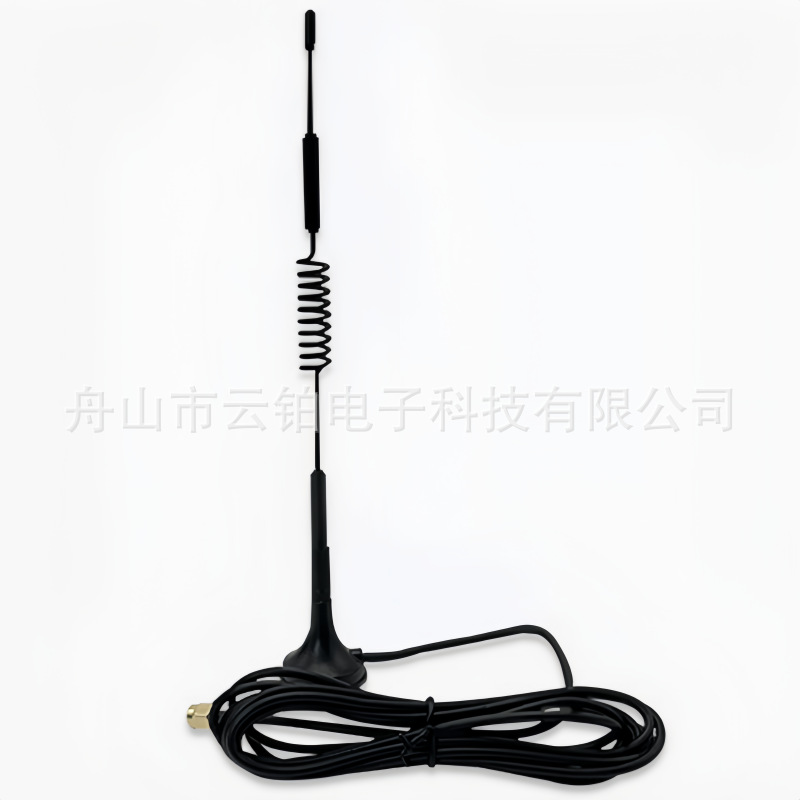 4G吸盘天线 高增益全向强磁SMA公头自动售货机用小吸盘天线