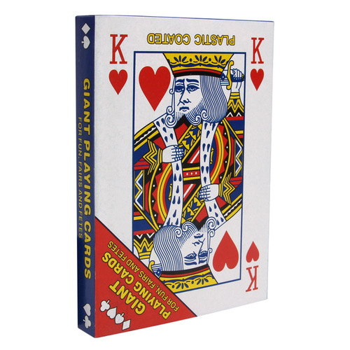 Extra large extra large playing cards large playing cards wedding A4 poker four times six times nine times mini egg-breaking poker