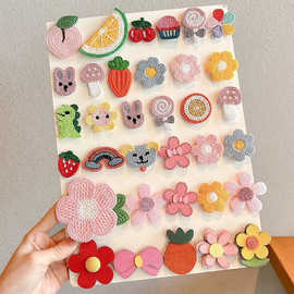 儿童可爱魔术贴头发贴婴儿不伤发胎毛发夹女童刘海贴碎发整理神器