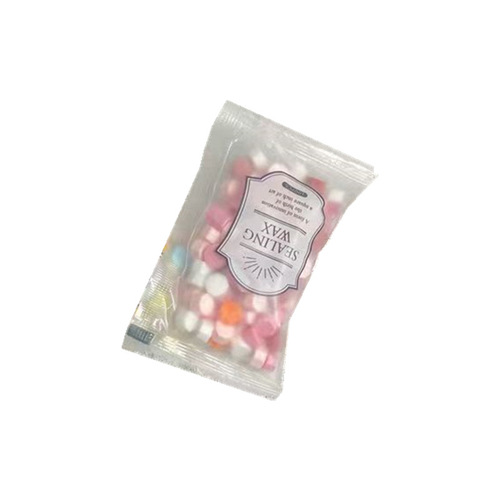 Octagonal 76-color fire paint wax beads pearlescent envelope seal retro fire paint seal sealing wax mixed color 50 capsules bag