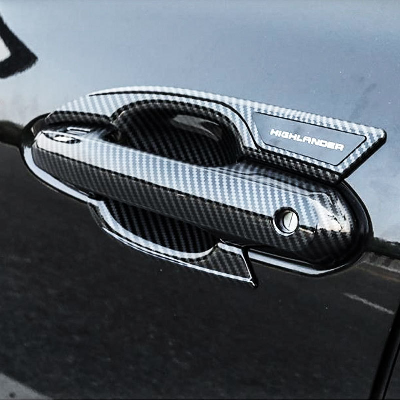 Suitable for Toyota 22 Highlander Door Bowl Handle Protection Sticker Exterior Decoration Modification Accessories Lu Fang Crown Door Handle