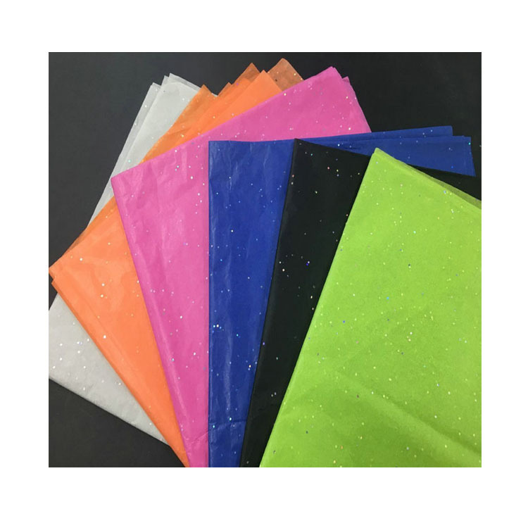 东莞17g彩色雪梨纸 闪粉拷贝纸 50*70CM 厂家可分切 现货