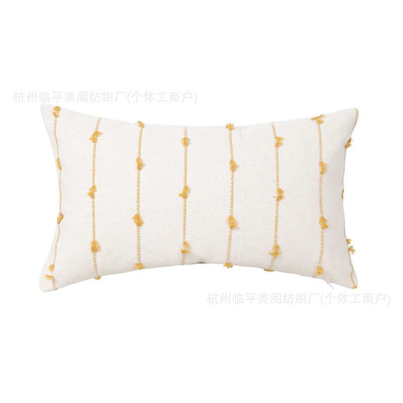 Estrias cortar flores abrazar almohada funda simple moderna almohada en casa sala de estar sofá respaldo sala de modelo almohada de alojamiento