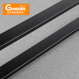 Черная ручка с двойной ручкой из нержавеющей стали простой стеклянная ручка дверной дверь.