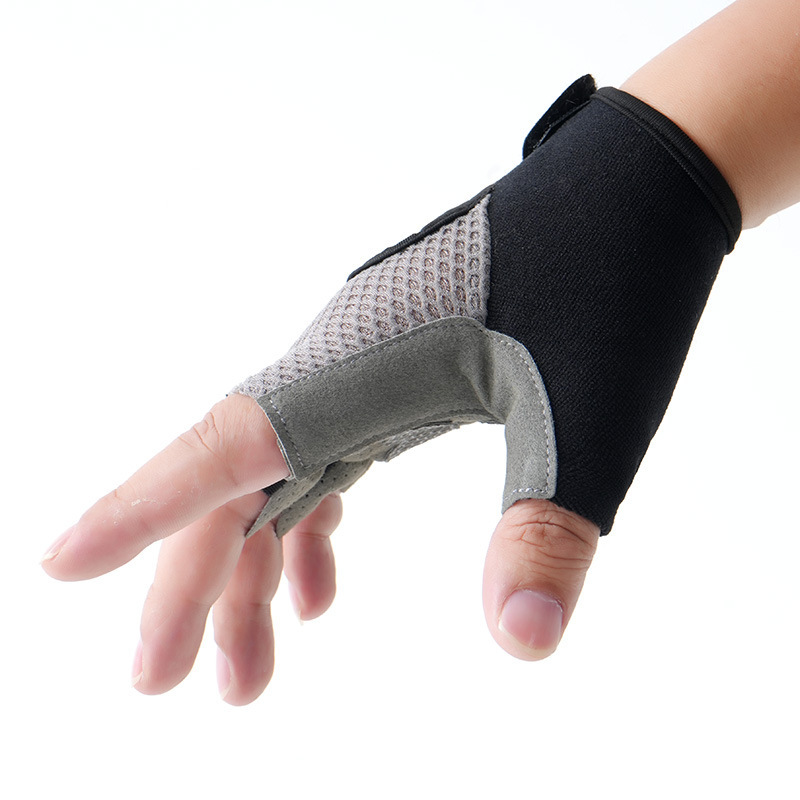 Guantes de acondicionamiento de verano para hombres y mujeres con medio dedo de ciclismo deportivo resistente al desgaste de yoga dinámico dispositivo de ciclismo de entrenamiento antideslizante transpirable