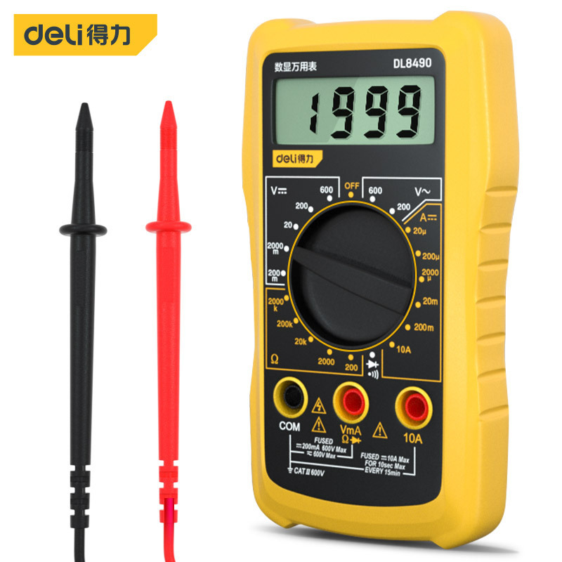 Deli tool DL8490 digital multimeter multi-purpose multimeter universal digital electrician watch wholesale