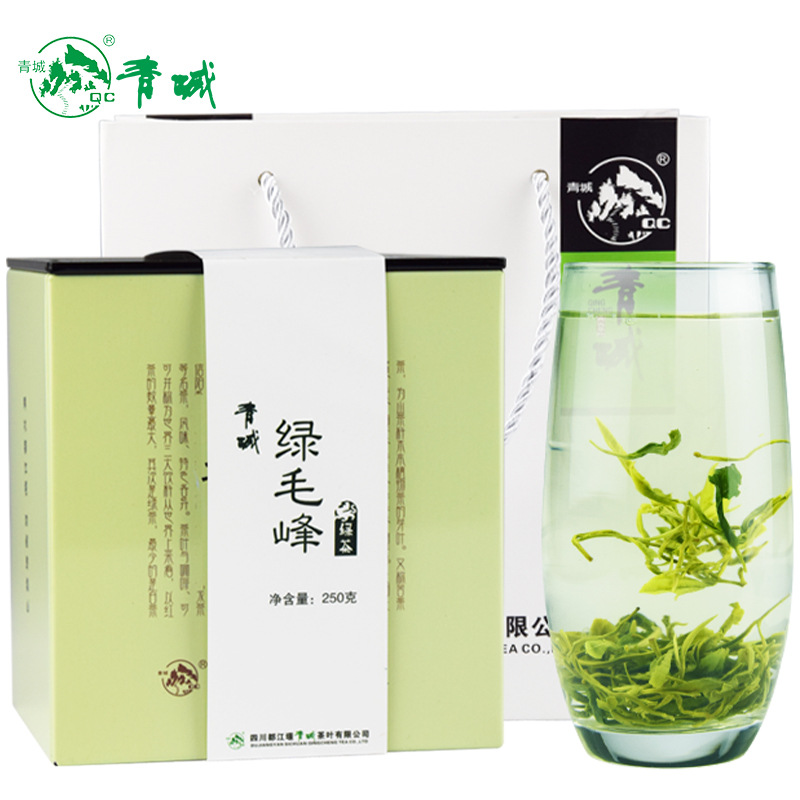 綠茶2020新茶濃香四川毛峰濃香散裝日照高山雲霧明前毛尖茶葉250g