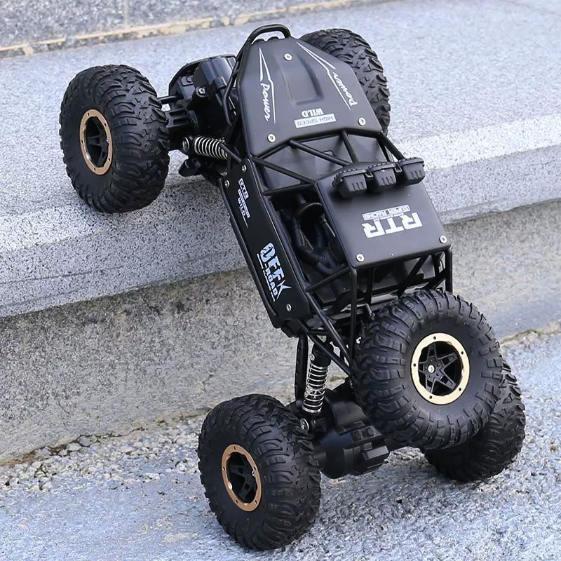 Радиоуправляемый металлический внедорожник 4WD, 21–28 см, фары, выбор времени работы