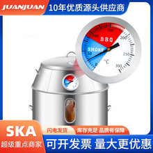 双金属温度计 BBQ烤炉温度计 300度烧烤温度表 52mm300烤炉温度计