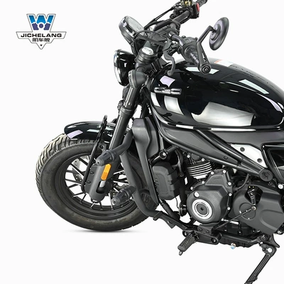 Muscle car Wolf suitable for spring wind 450CLC bumper anti-fall bumper anti-collision bumper modification parts (Motorcycle bumper) - 450cl-c-speed-competitive-thickened-carbon-steel-pipe