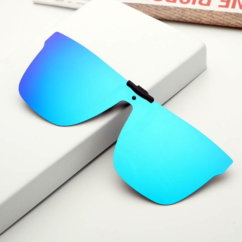 2022 one-piece lens polarized clip-on trendy colorful myopia…
