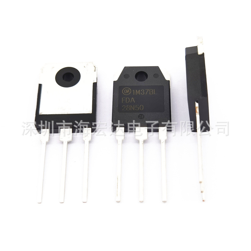 全新原装 FDA28N50 封装TO-3P N沟道 500V 28A 场效应管(MOSFET)