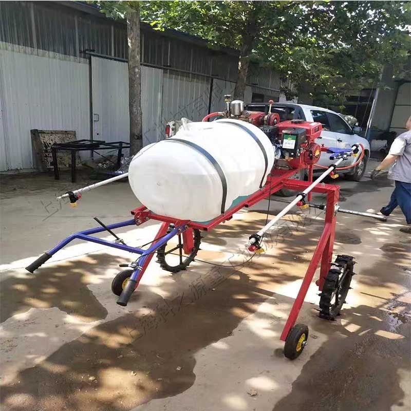 自走式四轮打药机 牧草园花卉杀虫喷雾机 小型汽油机雾化设备