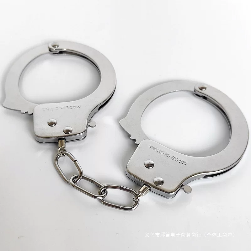Игрушка, наручники, металлический замок из нержавеющей стали, для возлюбленного, увеличенная толщина