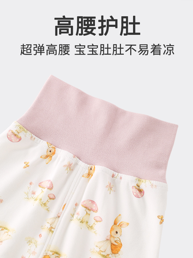 A clase de ropa infantil primavera infantil ropa interior cálida primavera y otoño algodón sin hueso pantalones de otoño pijamas de manga larga bebé