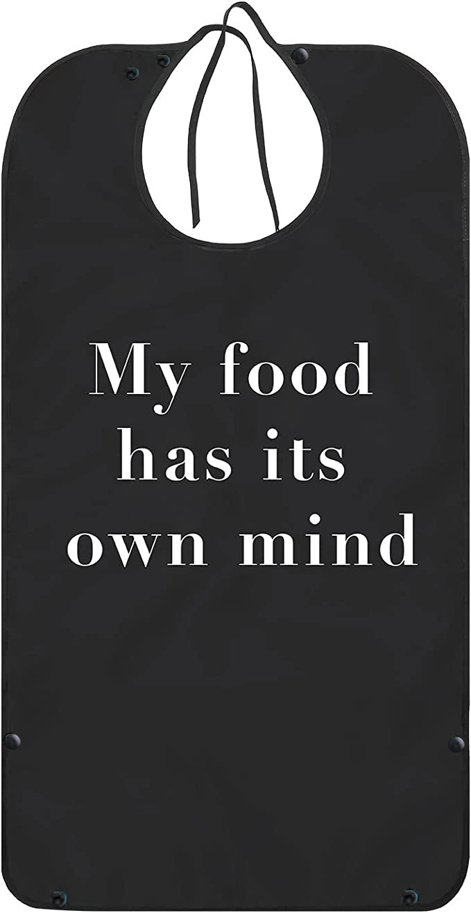 Adultos babero para los ancianos de doble capa de impresión a prueba de agua suministros de edad avanzada fabricante en stock