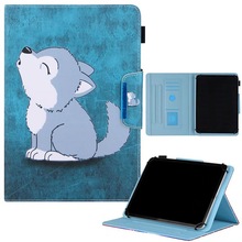 跨境 外贸10寸插卡皮套10.3寸通用款卡通11寸万能款 平板保护套