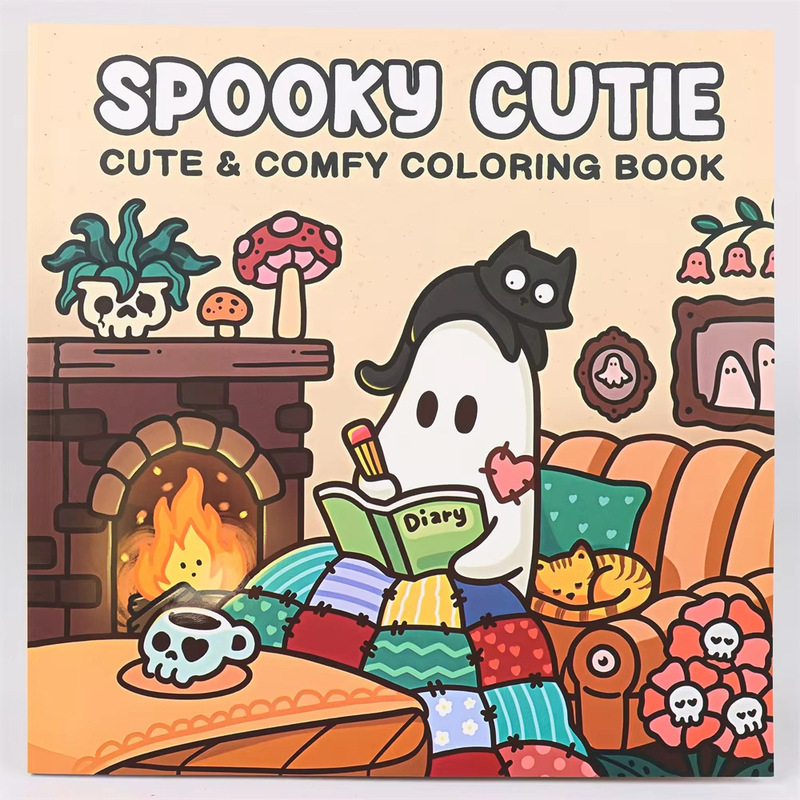 亚马逊热销Coloring Book涂色本填色本小角落怪兽系列儿童绘画本|undefined