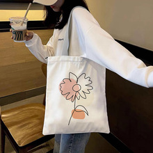 Floral Tote Canvas BagˇsWذμ緫