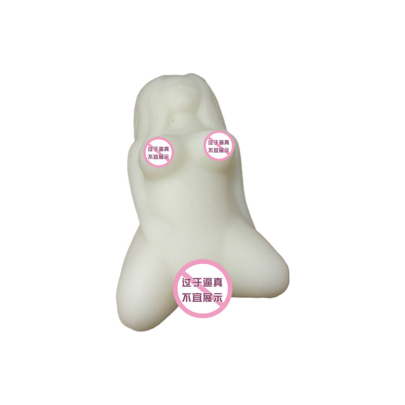 Jiuai Male Masturbation Device TPE Manual Non-Inflatable Half-Body Airplane Cup — detail image 1