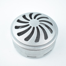 新款铝合金跨境阿拉伯水烟碳隔 免锡纸防风水烟壶配件