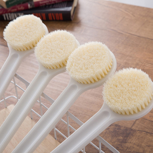 Factory sells high-end Japanese boxed bath brush with long handle nylon soft bristles bath brush that does not ask for back rub artifact wholesale
