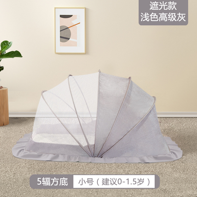 Bebé mosquitera anti-mosquito cubierta de la cama de bebé cubierta completa universal anti-caída de la cubierta de los niños plegable