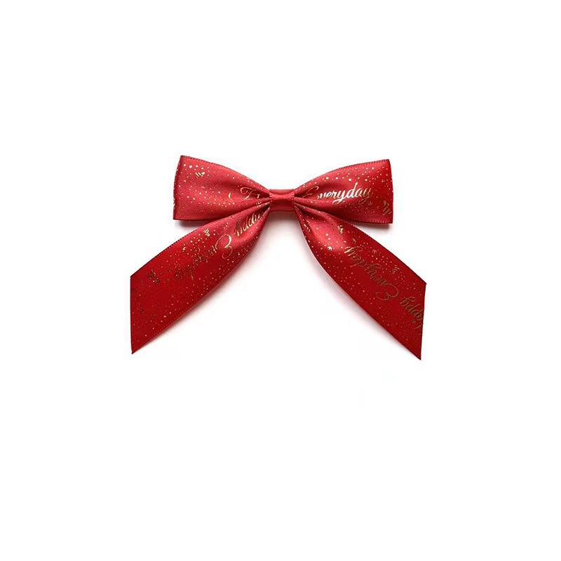 9/11CM烫金蝴蝶结成品－礼物包装装饰配件礼品盒