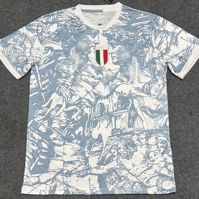 2425 Camiseta de fútbol de local y visitante transfronteriza italiana Edición especial Serie de camisetas Suministro directo de fábrica Edición conjunta