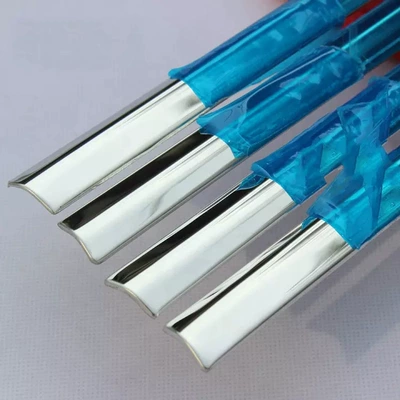 bright strip Silver/paint black — Şüşə kənarı xromları/moldingləri