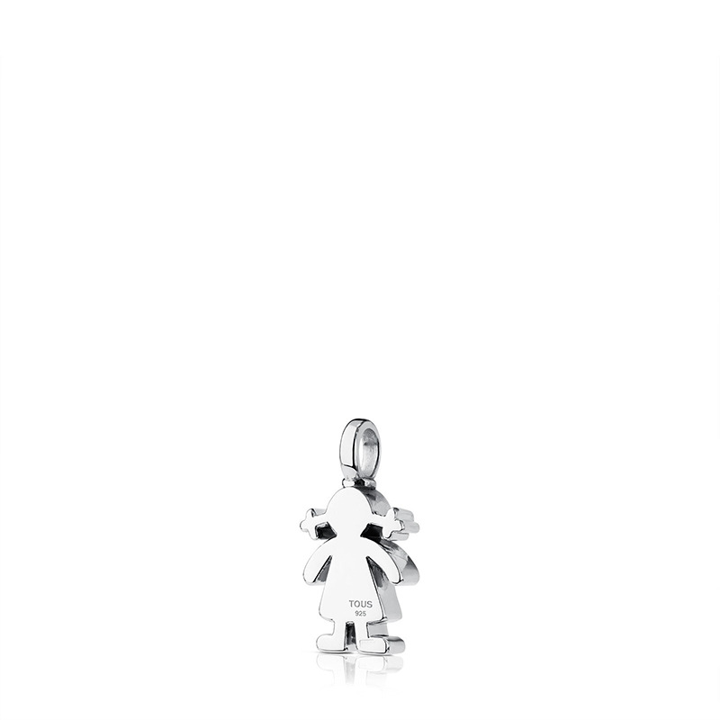 Cute Cartoon Character Doll Sterling Silver Charms display picture 7