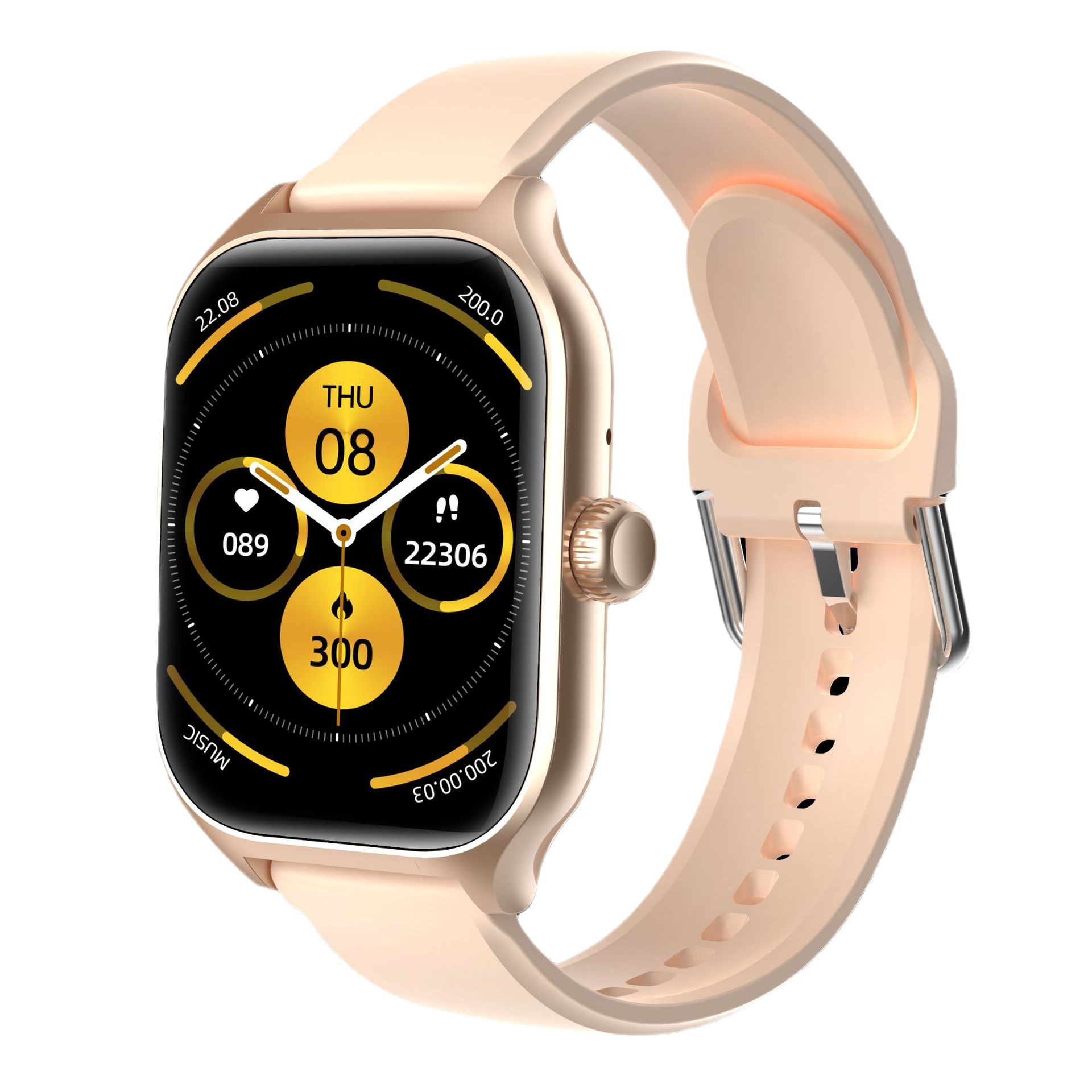 Smart GTS4 Bluetooth Chamada Offline Pagamento Monitoramento de Saúde Lembrete Relógio Esportivo_voghion.com