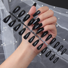 中長芭蕾甲亮麵條裝上油UV耐磨封層美甲條裝歐美美甲條裝指甲貼片
