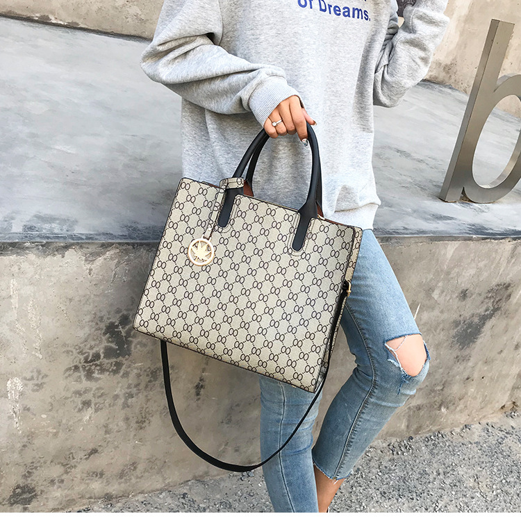 New European and American cross-border fashion women's bag three-piece set, mother-and-child bag, versatile, large-capacity crossbody single-shoulder bag undefined