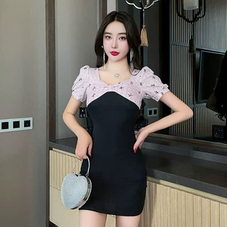足疗师连衣裙新款2024气质足疗足浴技师工作服女秋季3623连衣裙