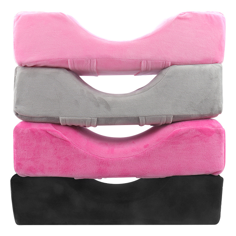 Venta al por mayor pestañas belleza sueño almohada tatuaje cuello protección consola injerto pestañas especial Workbench almohada en forma de U
