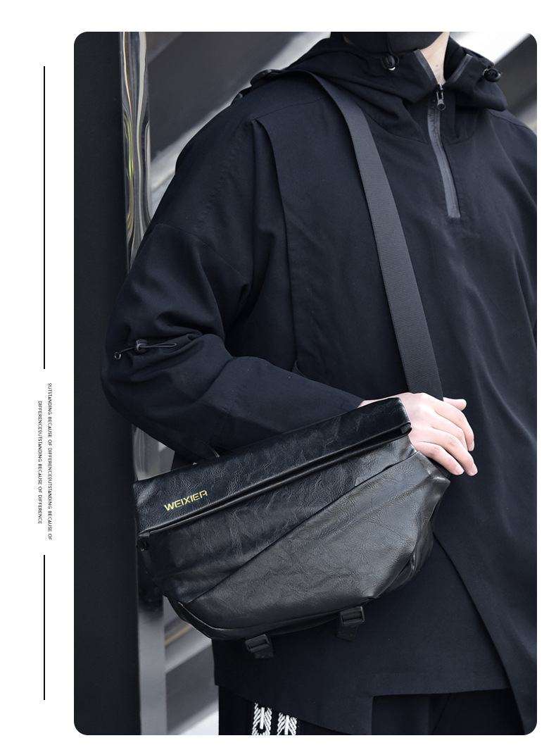 Borsa a tracolla per pendolari di grande capacità, tracolla sportiva, tendenza alla moda, per ciclismo, da uomo_voghion.com