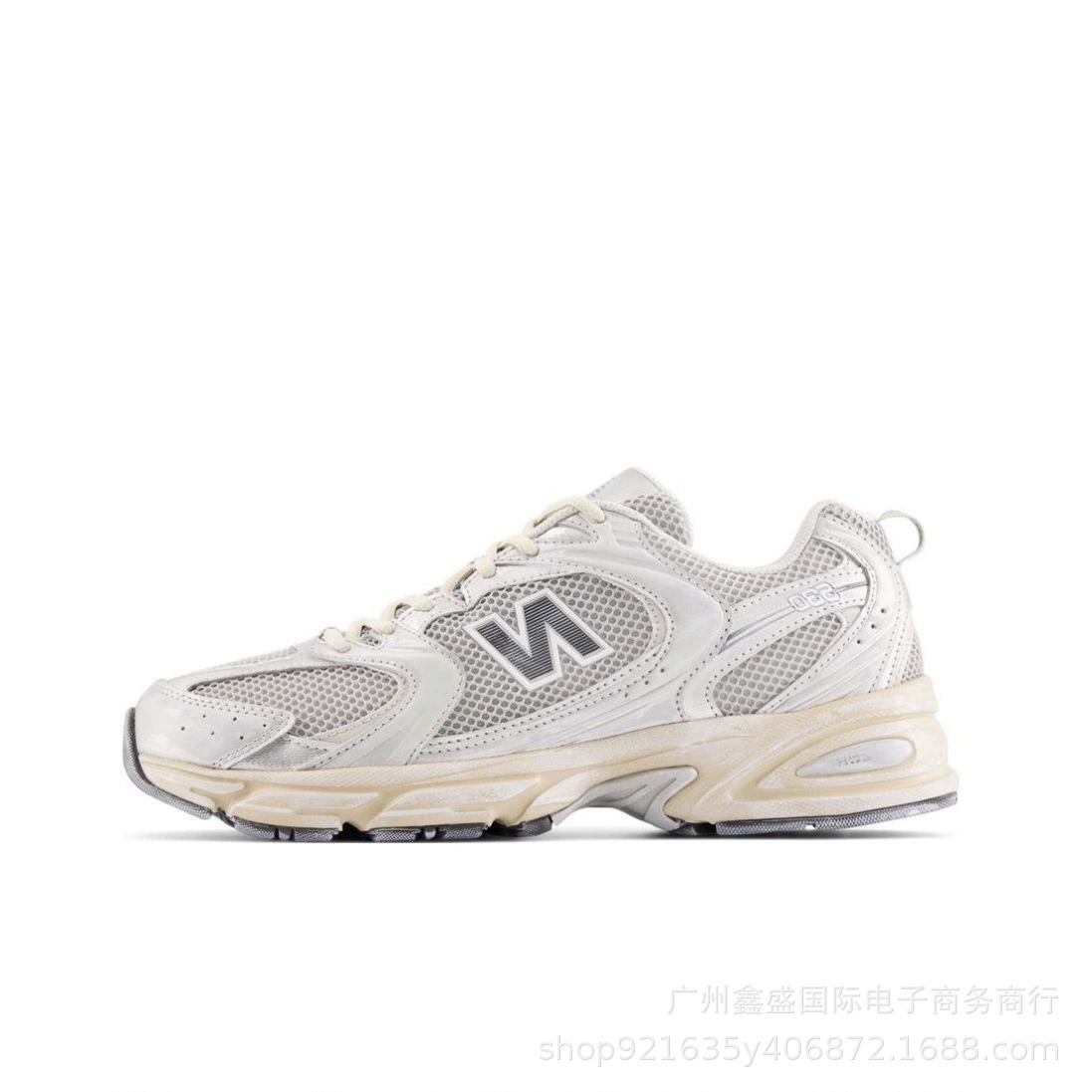 Кроссовки Running NB MR530, дышащий сетчатый верх в стиле ретро, легкая амортизация, EU 36–45