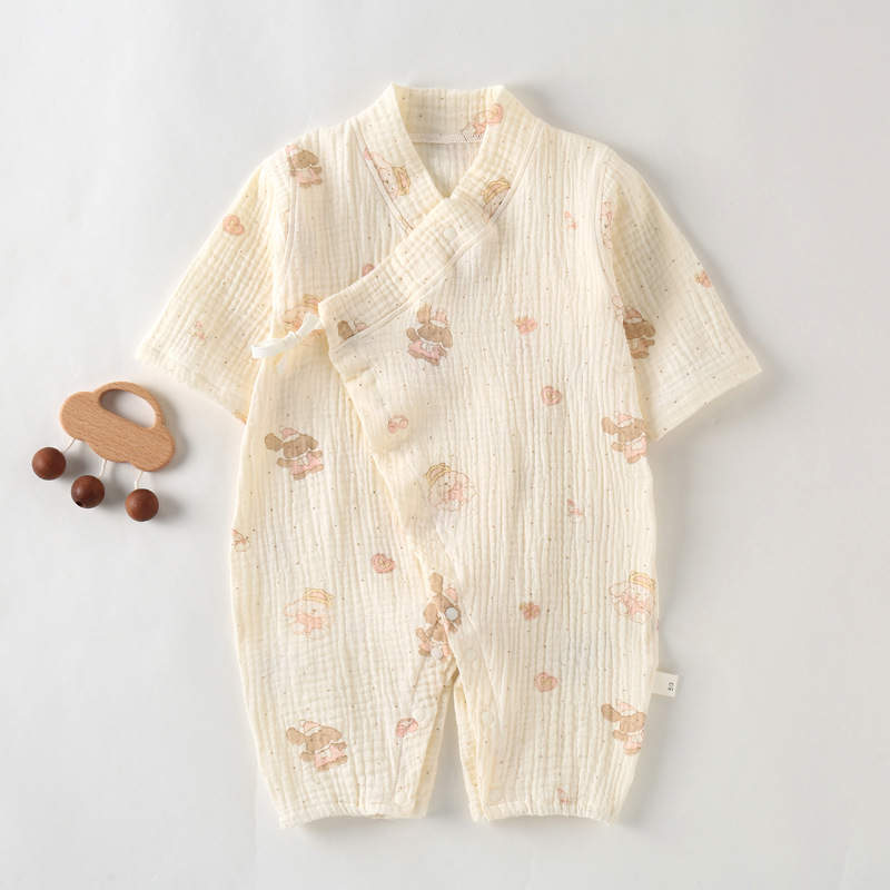 Summer gauze thin overall